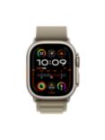 Apple Watch Ultra 2 GPS + Cellular, 49mm Titanium Case with Alpine Loop, Medium