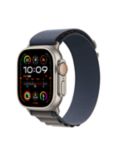 Apple Watch Ultra 2 GPS + Cellular, 49mm Titanium Case with Alpine Loop, Large, Blue