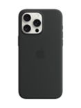 Apple Silicone Case with MagSafe for iPhone 15 Pro Max, Black