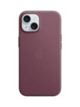 Apple FineWoven Case with MagSafe for iPhone 15, Mulberry