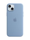 Apple Silicone Case with MagSafe for iPhone 15 Plus, Winter Blue