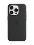 Apple Silicone Case with MagSafe for iPhone 15 Pro, Black