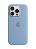 Apple Silicone Case with MagSafe for iPhone 15 Pro, Winter Blue