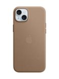 Apple FineWoven Case with MagSafe for iPhone 15 Plus, Taupe