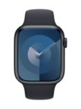 Apple Watch 45mm Sport Band, Medium-Large, Midnight