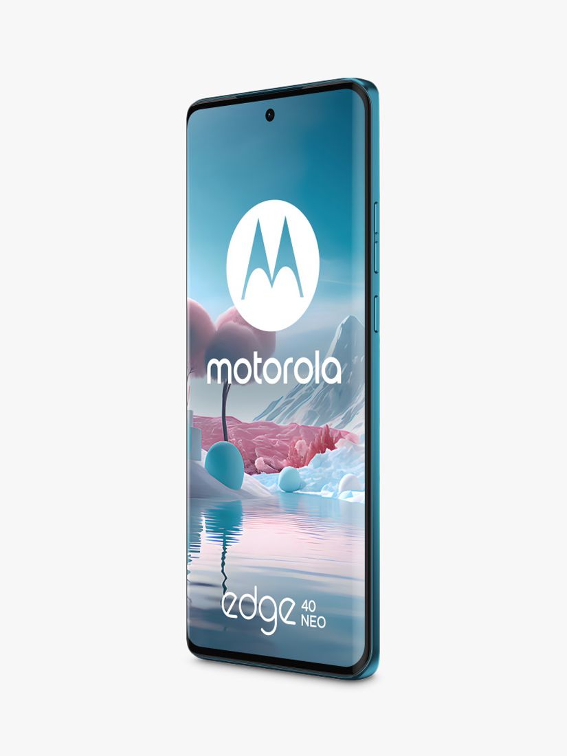 Motorola Edge 40 Neo Smartphone, Android, 12GB RAM, 6.5”, 5G, SIM Free,  256GB, Blue