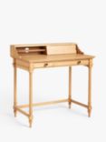 John Lewis Clemence Compact Desk, Natural Oak