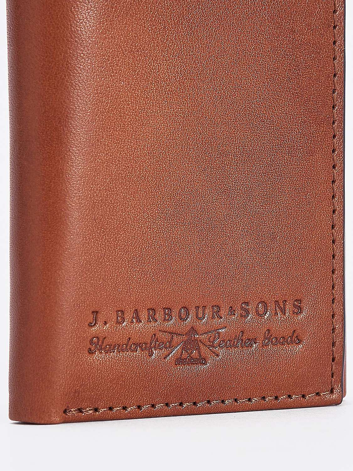 Buy Barbour Torridon Leather Bi-Fold Wallet, Cognac Online at johnlewis.com
