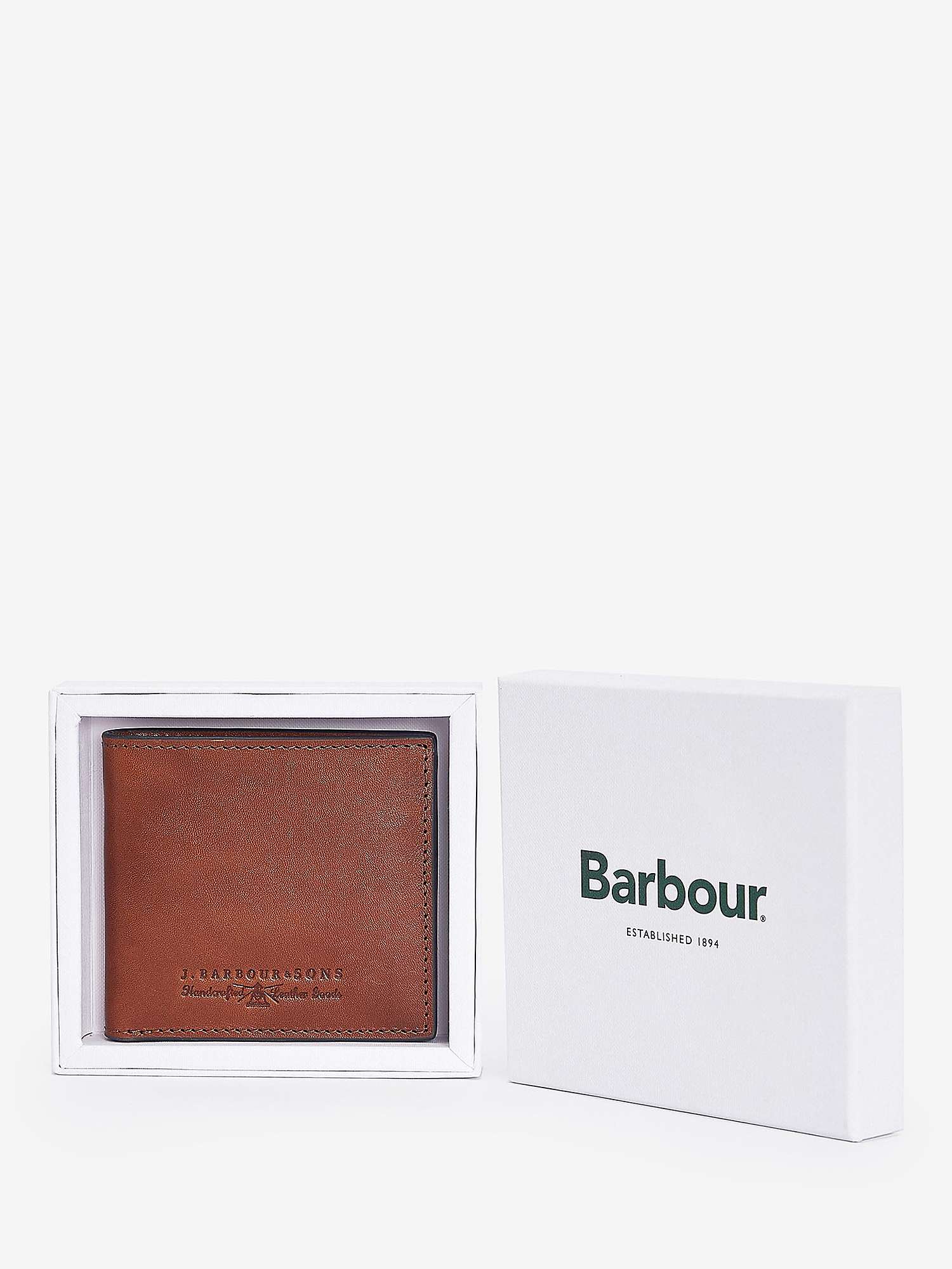Buy Barbour Torridon Leather Wallet, Cognac Online at johnlewis.com