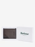 Barbour Tabert Leather Bi-Fold Wallet, Chocolate