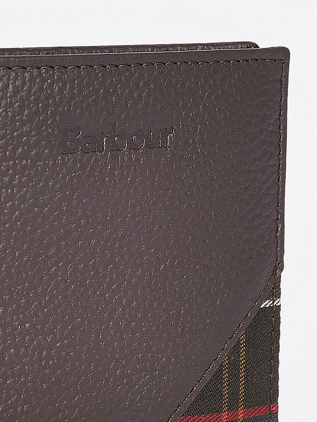 Barbour Tabert Leather Wallet, Chocolate