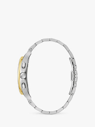 Bulova Men's Curv Chronograph Bracelet Strap Watch, Black 98A301