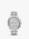 Bulova Men's Chronograph Geometric Bezel Bracelet Strap Watch