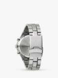Bulova Men's Chronograph Geometric Bezel Bracelet Strap Watch