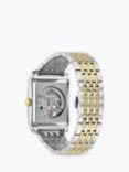 Bulova 98A308 Men's Sutton Automatic Heartbeat Bracelet Strap Watch, Silver/Gold