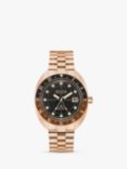Bulova Men's Oceanographer Bracelet Strap Watch, Gold/Black 97B215