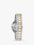 Bulova 98X134 Women's Classic Duality Interchangeable Strap Watch, Gold/Silver