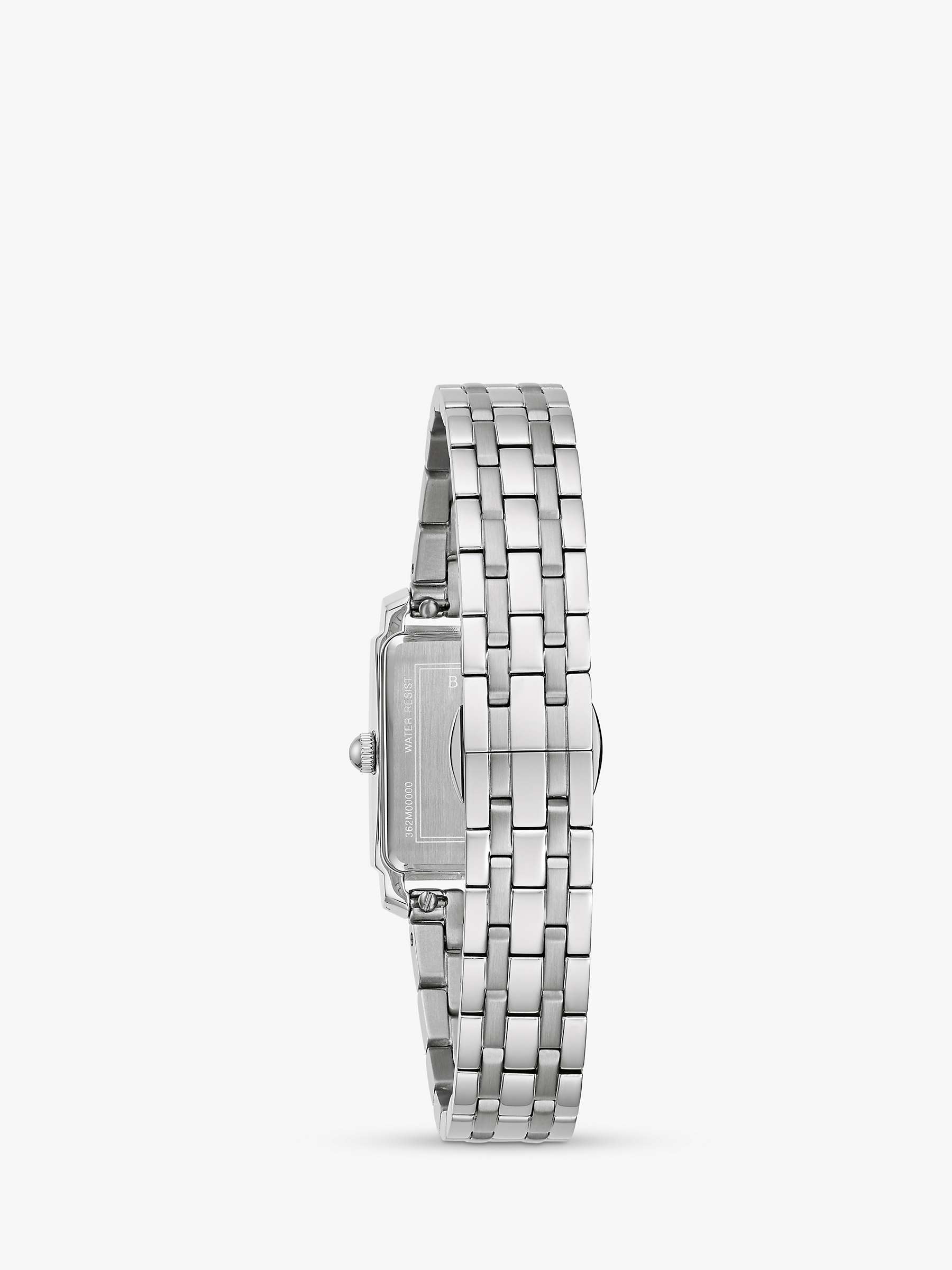 Buy Bulova 96P244 Women's Sutton Diamond Bracelet Strap Watch, Silver/Mother-Of-Pearl Online at johnlewis.com