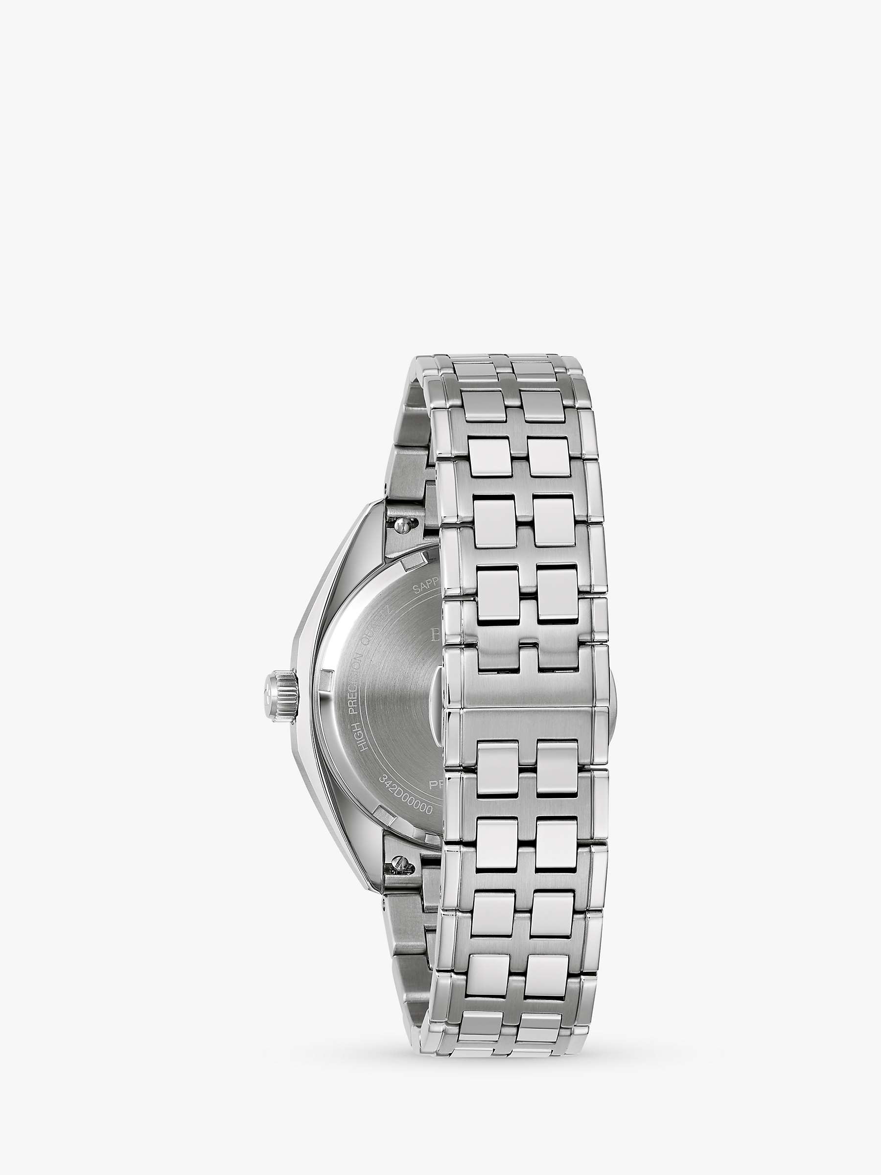 Buy Bulova 96K112 Men's Limited Edition Jet Star Bracelet & Leather Strap Watch, Silver Online at johnlewis.com