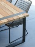 4 Seasons Outdoor Alto Rectangular Garden Dining Table, 240cm, FSC-Certified (Teak Wood), Natural/Anthracite