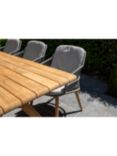 4 Seasons Outdoor Belair Rectangular Garden Dining Table, 240cm, FSC-Certified (Teak Wood), Natural