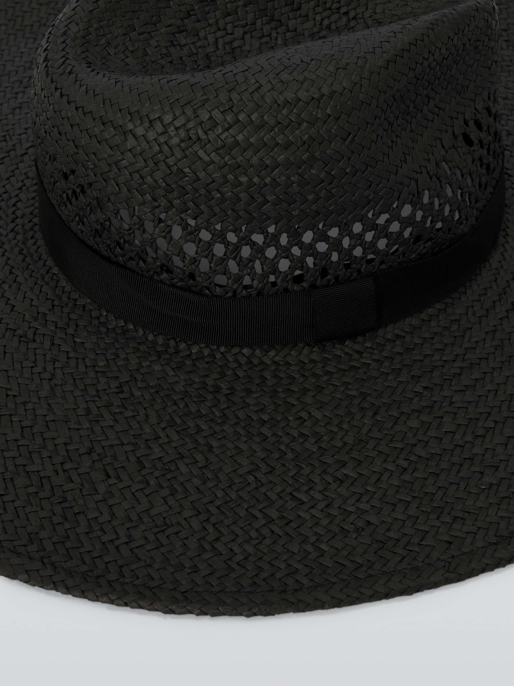 Buy John Lewis Wide Brim Fedora Hat, FSC-Certified, Black Online at johnlewis.com