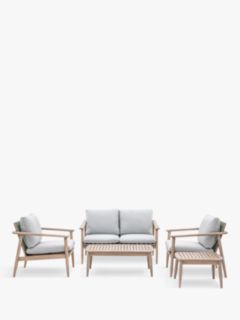 Gallery Direct Corsica 4-Seater Garden Lounge Set, Grey
