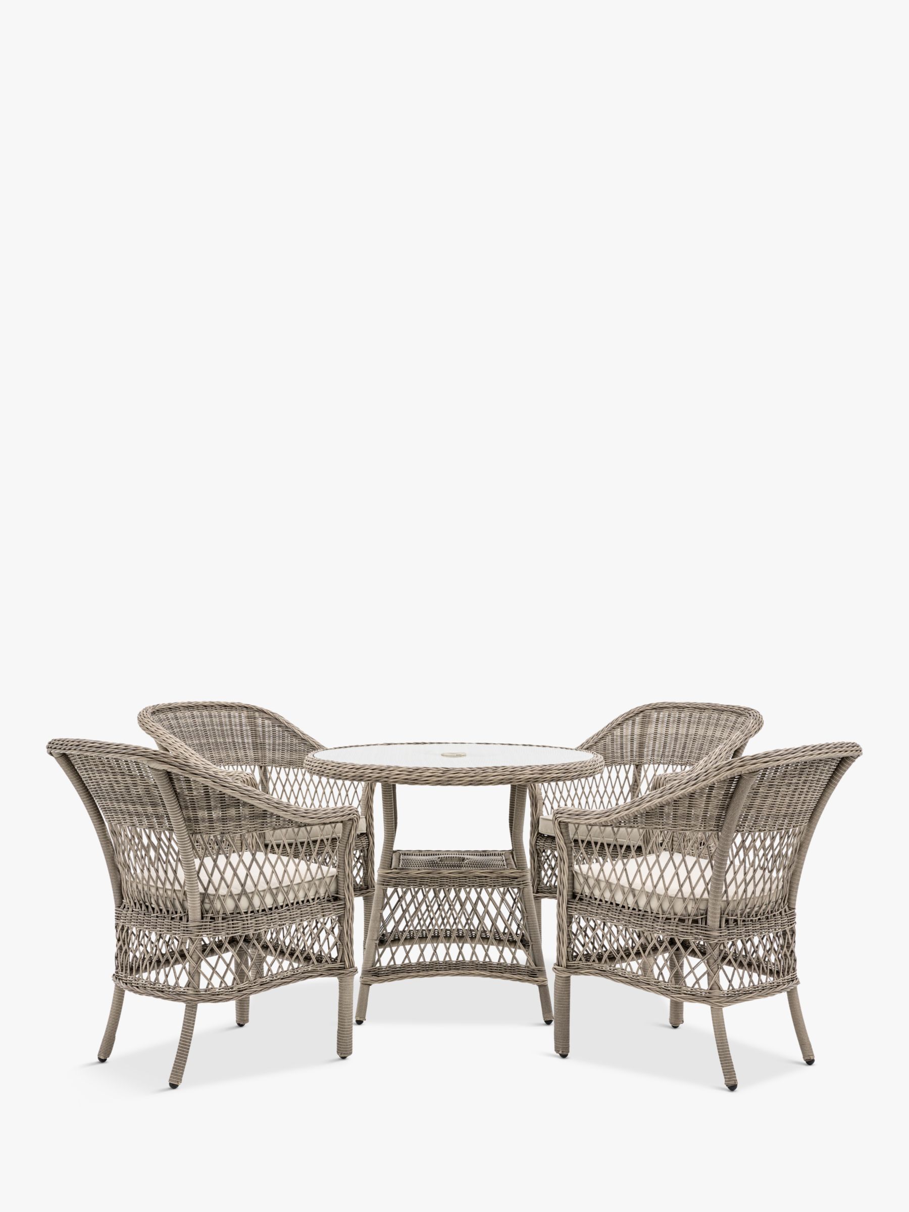 Gallery Direct Menton 4-Seater Round Garden Dining Table