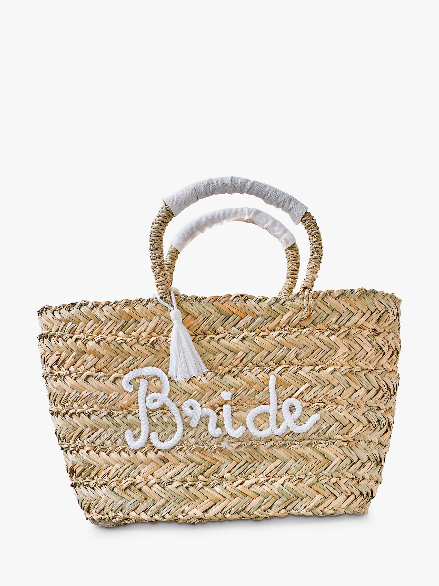 Buy Ginger Ray Rattan Bride Bag Online at johnlewis.com