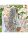 Ginger Ray Floral Embroidered Veil