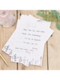 Ginger Ray Floral Bride Advice Cards