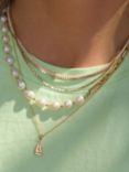 Leah Alexandra Sailboat Pendant Necklace, Gold