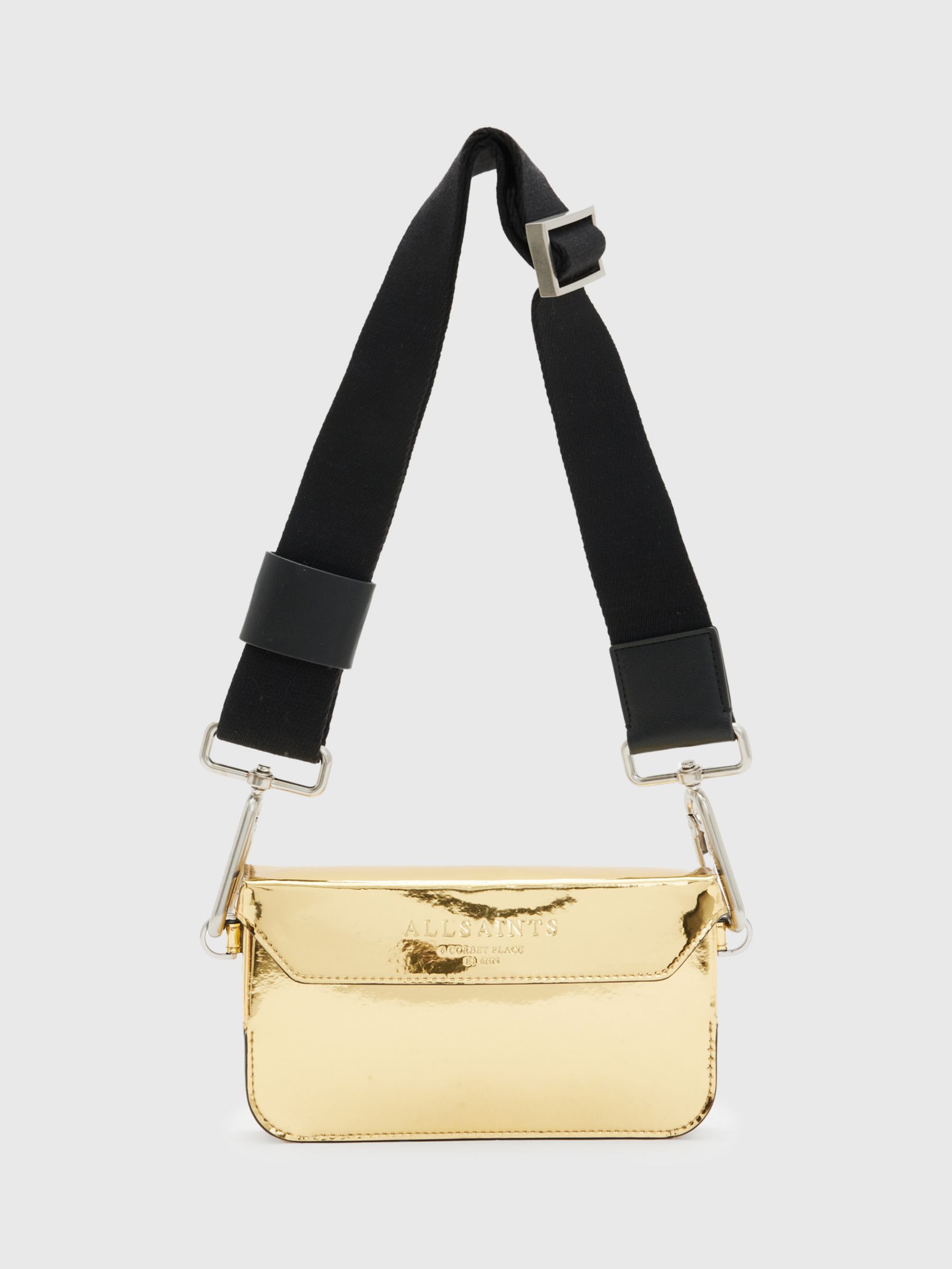 AllSaints Falcon Leather Crossbody Bag