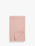 John Lewis Crinkle Muslin Baby Blanket, 100 x 85cm, Plaster Pink