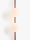 houseof Bar Opal Ball Wall Light, Pink