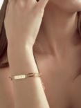 Melissa Odabash Crystal Lucky Chain Bracelet, Gold