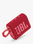 JBL Go 3 Bluetooth Waterproof Portable Speaker, Black