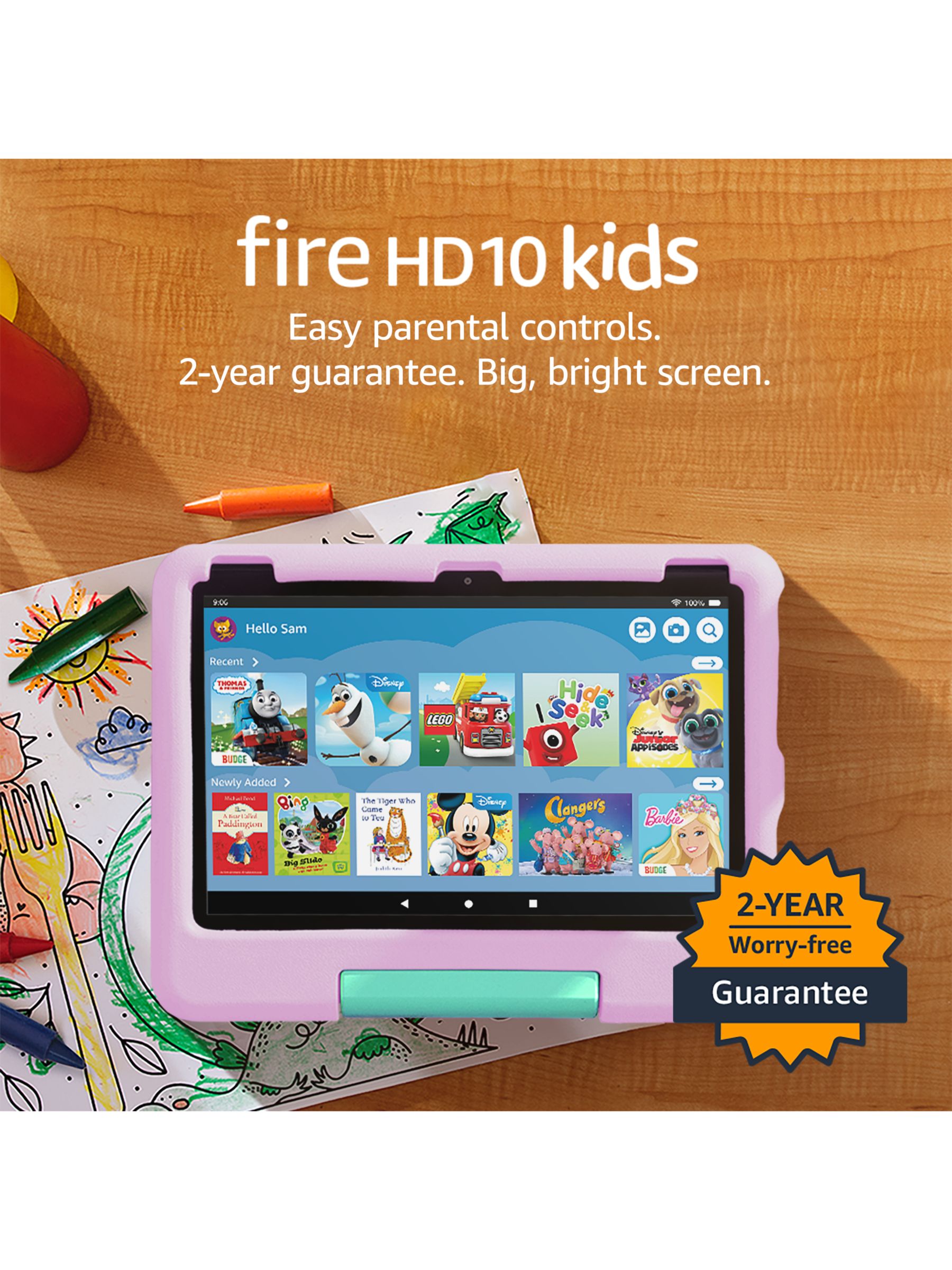 Amazon Fire HD 10 Kids Tablet (13th Generation, 2023) with Kid 