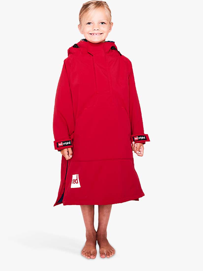Buy Red Kids' Dry Poncho, One Size Online at johnlewis.com