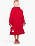 Red Kids' Dry Poncho, One Size, Red