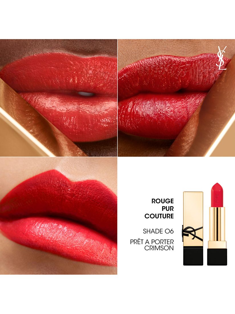 Yves Saint Laurent Rouge Pur Couture Lipstick, O6 Pret A Porter Crimson 3