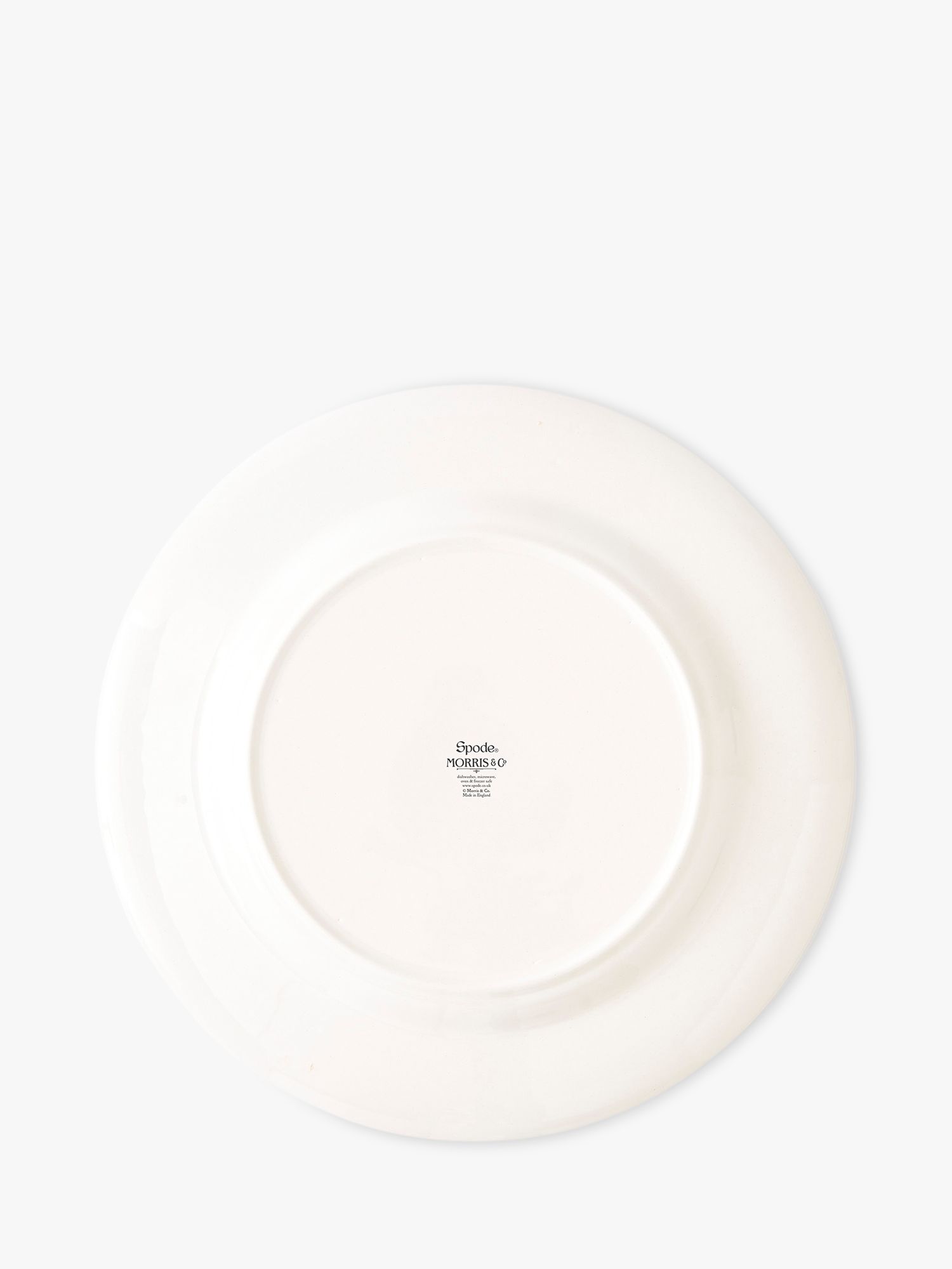 Morris & Co. Standen Earthenware Dinner Plate, Set of 4, 28cm, Multi