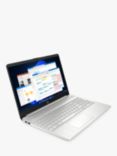 HP 15s-fq5020na Laptop, Intel Core i3 Processor, 4GB RAM, 128GB SSD, 15.6” Full HD, Silver