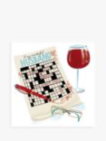 Woodmansterne Crossword Puzzle And Pen Valentine's Day Card