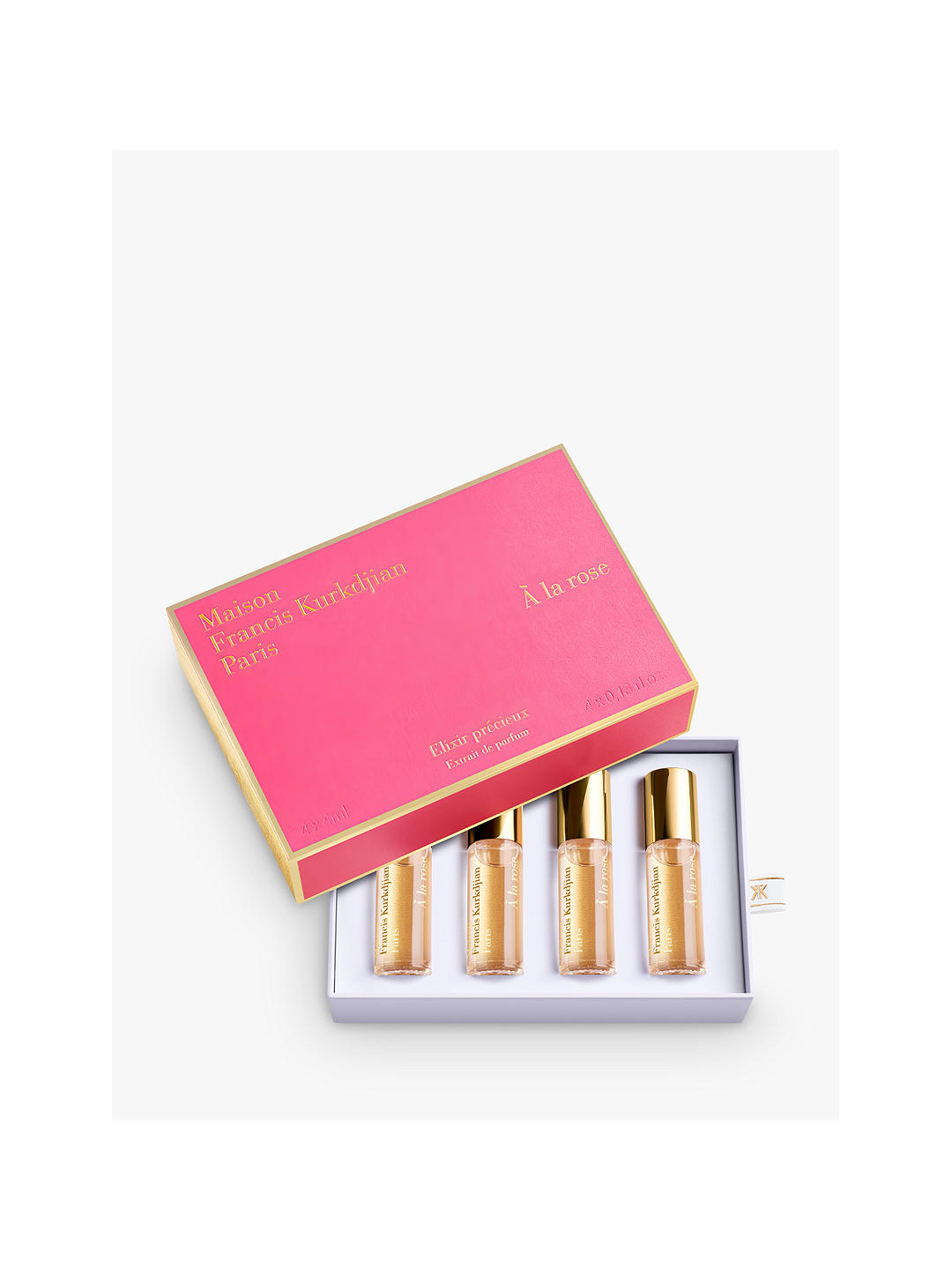 Maison Francis Kurkdjian À La Rose Roll-On Elixir Fragrance Gift Set, 4 x 4ml 1