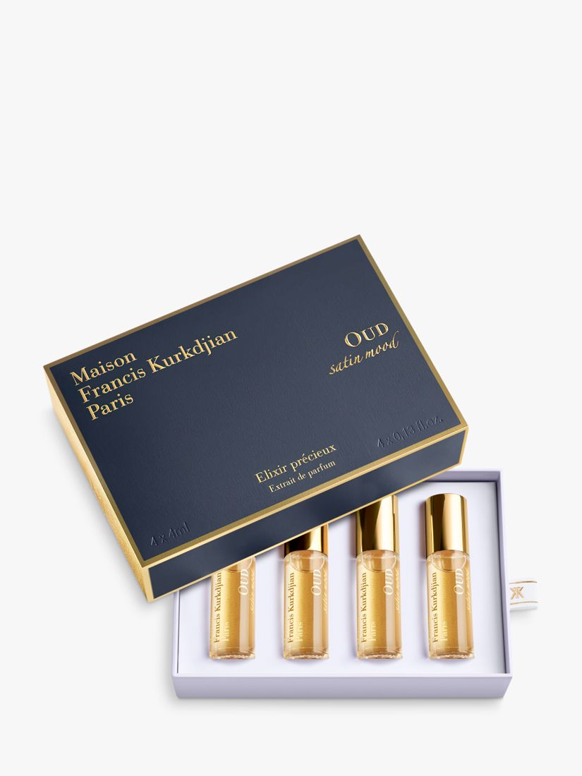 Maison Francis Kurkdjian Oud Satin Mood Roll-On Elixir Fragrance Gift Set, 4 x 4ml 1