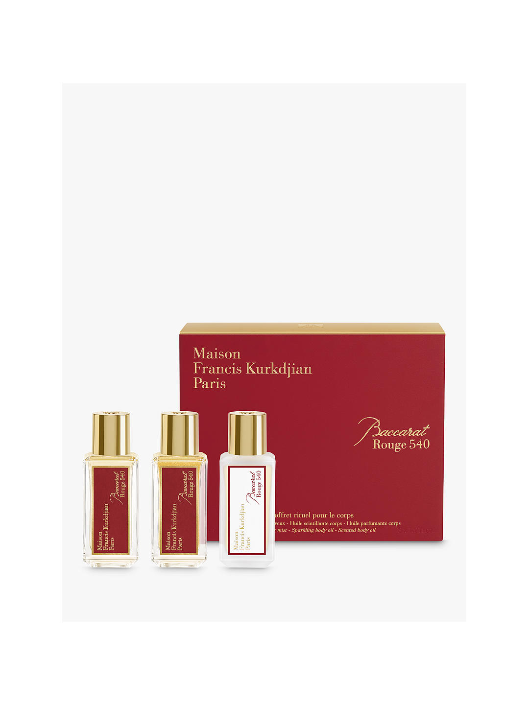 Maison Francis Kurkdjian Baccarat Rouge 540 Body Ritual Bodycare Gift Set 1