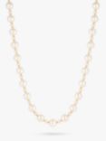 Jon Richard Gold Plated Pearl Toggle Necklace, Gold/Cream