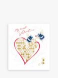 The Proper Mail Company Two Bees Together Valentine's Day Card