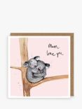 Louise Mulgrew Designs Koalas Mum Love You Mother's Day Card